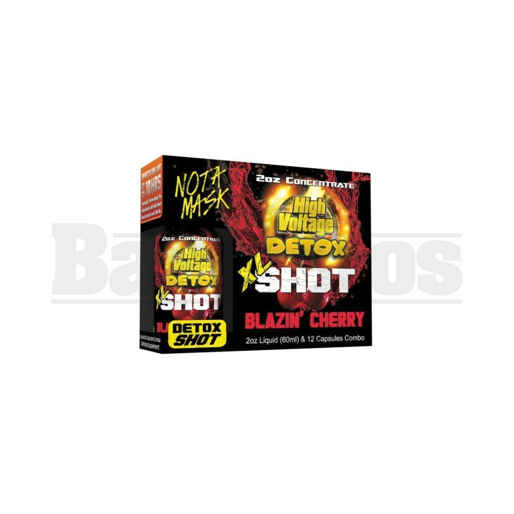 HIGH VOLTAGE DETOX XL SHOT BLAZIN' CHERRY 2 FL OZ