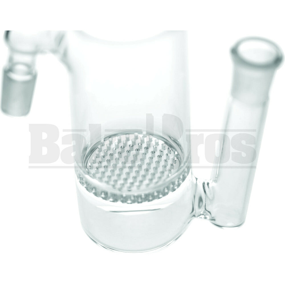 ASHCATCHER HONEYCOMB DISK PERC 45* ANGLED JOINT S CONFIG CLEAR MALE 14MM