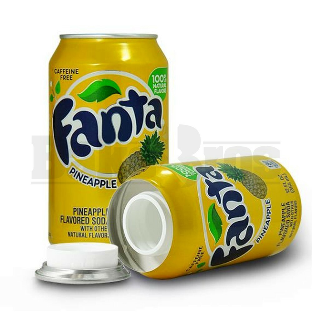 STASH SAFE CAN FANTA PINEAPPLE 12 FL OZ