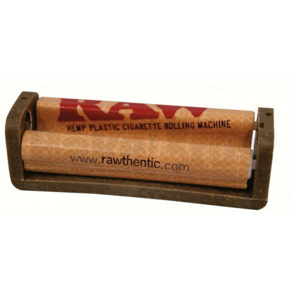 RAW HEMP PLASTIC ROLLING MACHINE TAN Pack of 1 79MM