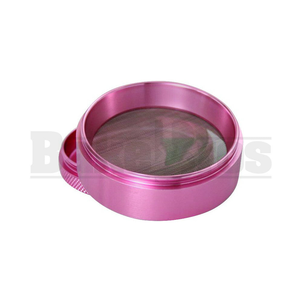 SHARPSTONE CLEAR TOP GRINDER 4 PIECE 2.5" PINK Pack of 1