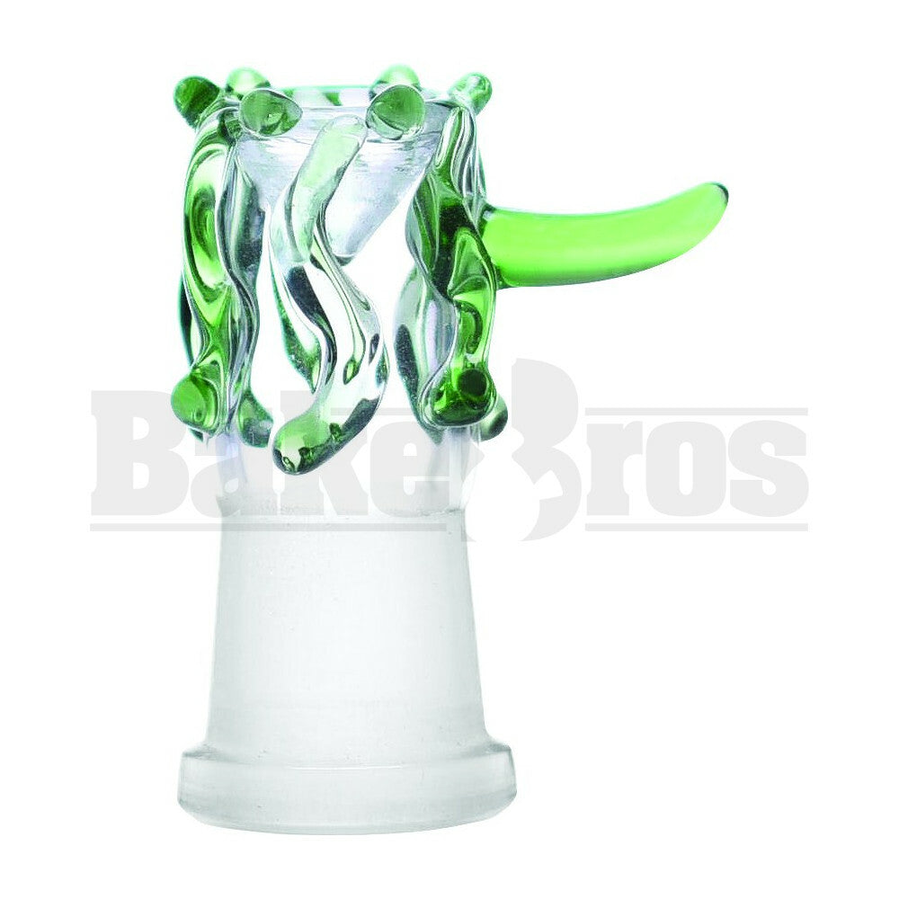 DOME CYLINDER DRIPPING GLASS WITH HANDLE GREEN 10MM