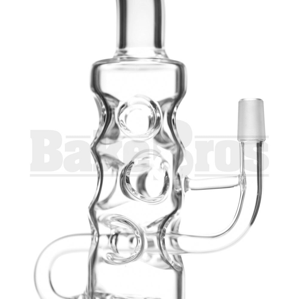 WP SHOWERHEAD & SWISS BODY PERC S CURVE JOINT 12" CLEAR MALE 14MM