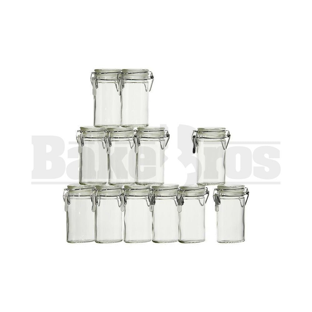 AIRTIGHT JAR CONTAINER W/ LID & LATCH STAINLESS LID Pack of 1