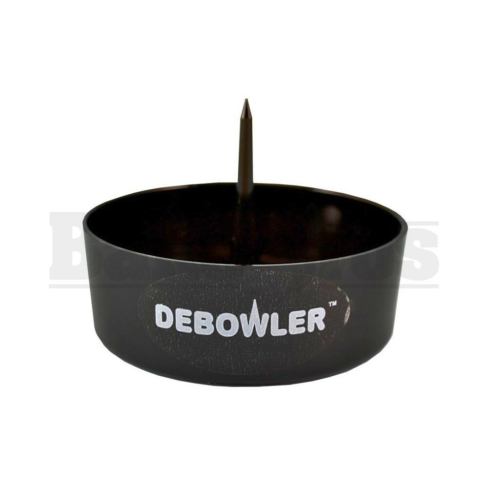 DEBOWLER ASHTRAY BOWL POKER 4" BLACK