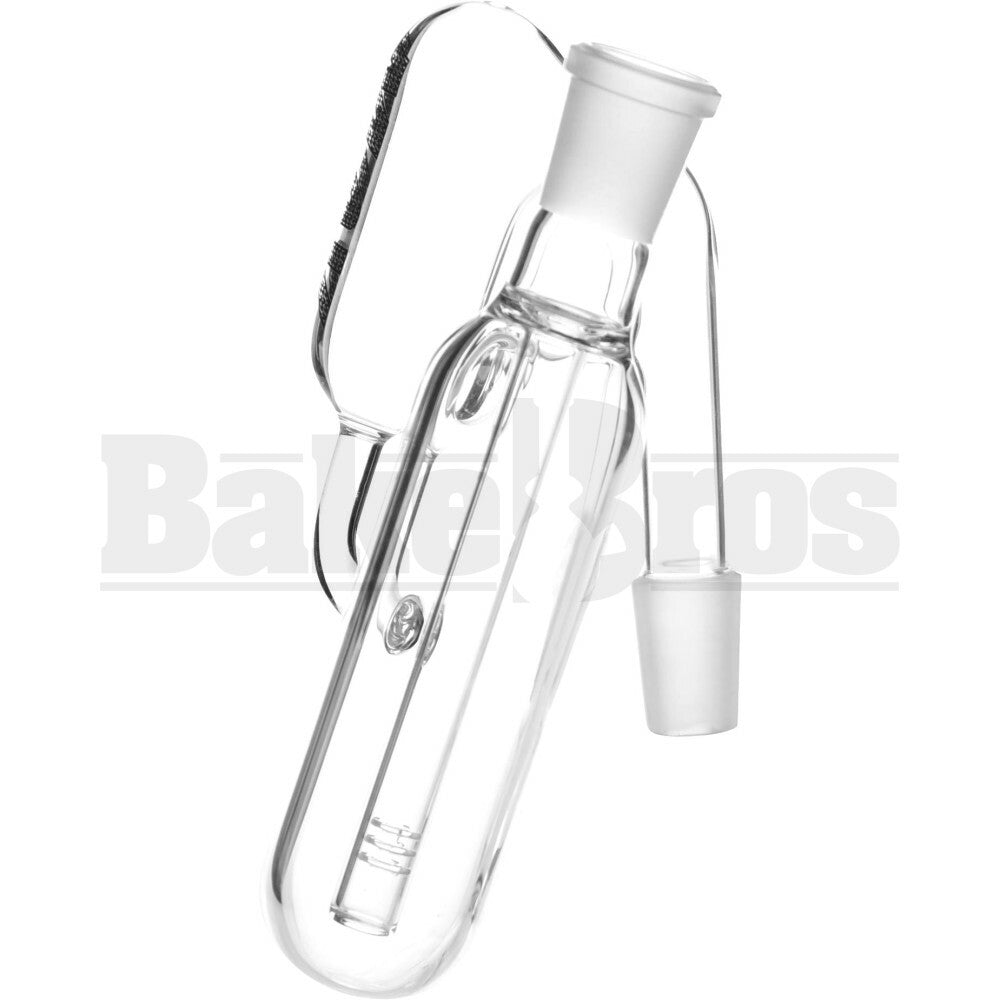 MAVERICK ASHCATCHER 2X CHAMBER DIFFUSED PERC 45* ANGLED JOINT CLEAR MALE 18MM