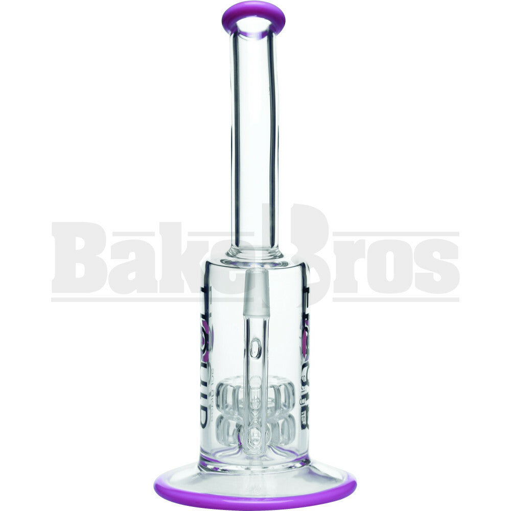 LIQUID GLASS WP GRID PERC 10" PINK MALE 14MM