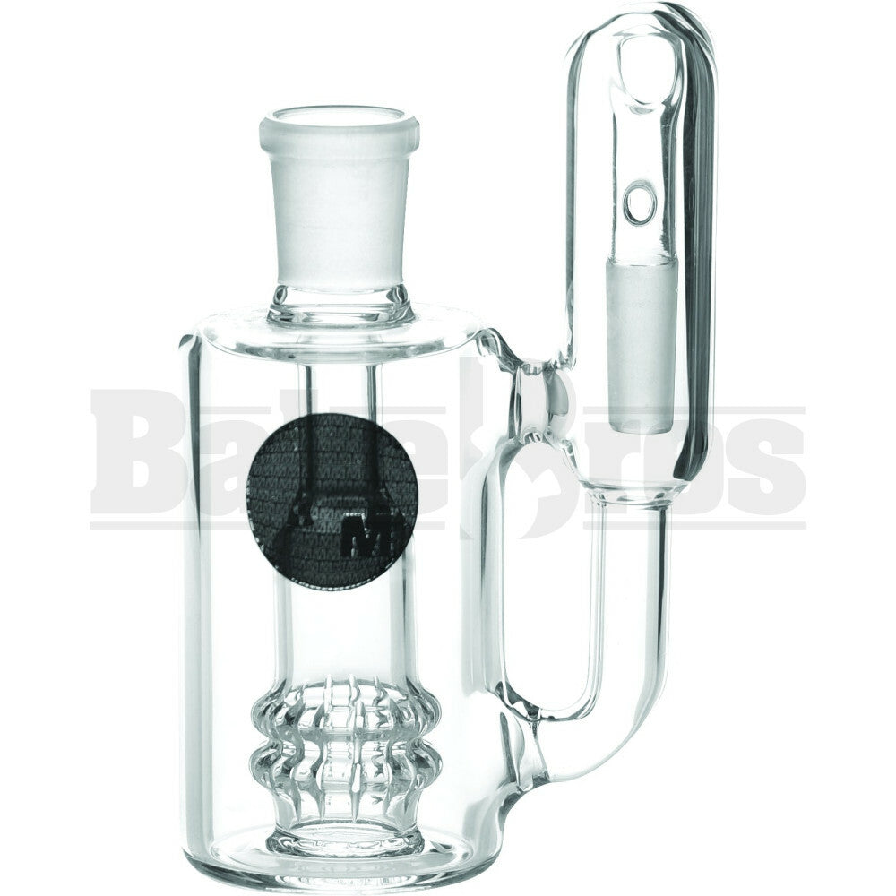 MAVERICK ASHCATCHER ATOMIC WITH RECYCLER 90* JOINT CLEAR MALE 18MM