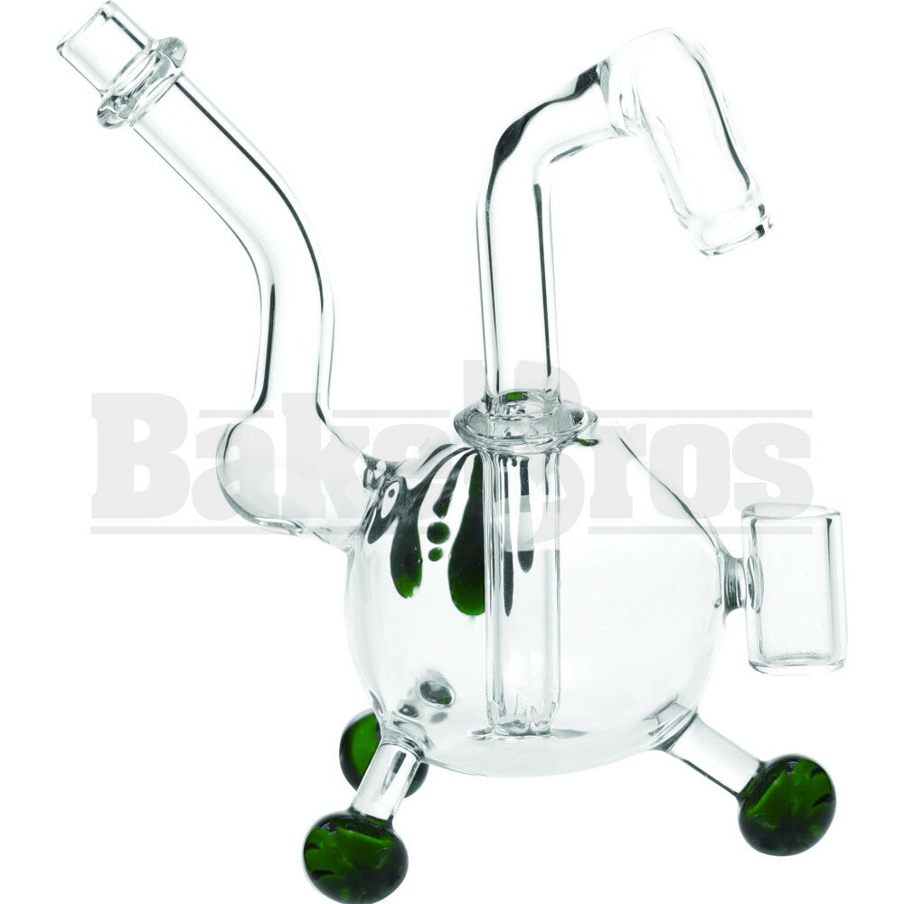 WP BOOT SHAPE BUBBLER 7" CLEAR MALE 10MM