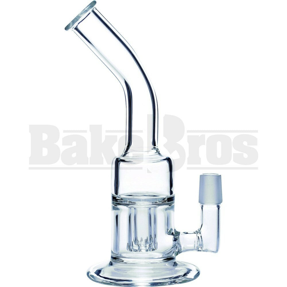 WP 2X INVERTED BRILLIANCE PERC DESKTOP RIG 9" CLEAR MALE 18MM