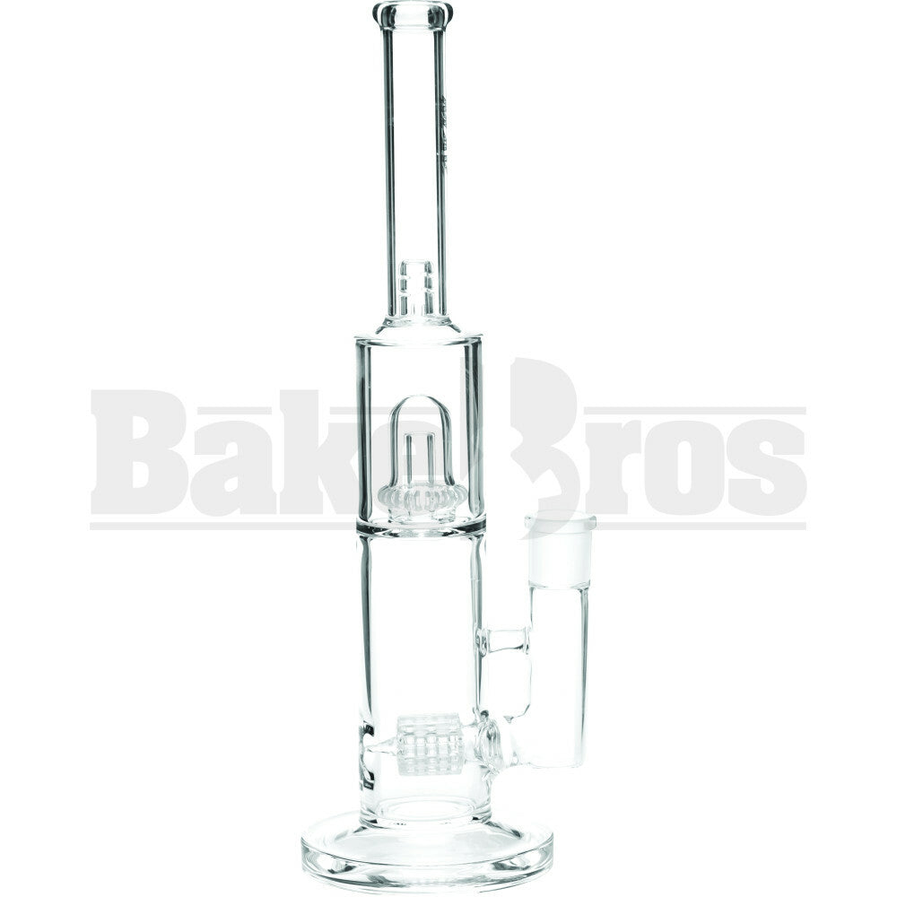 MAVERICK WP GRID & SHOWERHEAD PERC STEMLESS 14" CLEAR FEMALE 18MM