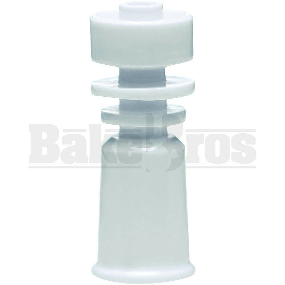 14MM DOMELESS NAIL CERAMIC FIXED WHITE FEMALE