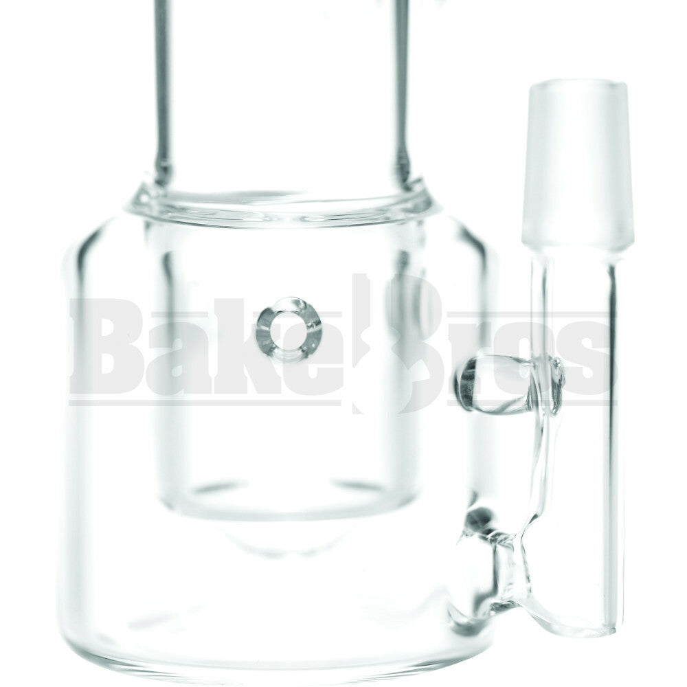 WP CYLINDER HOLES PERC SIDECAR MOUTH 6" CLEAR MALE 14MM