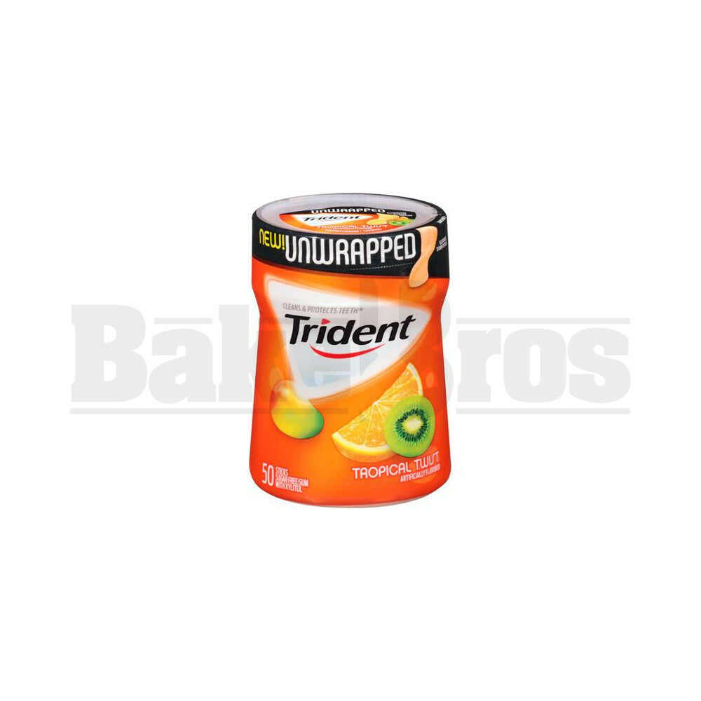 STASH SAFE SNACKS TRIDENT 50 PCS TROPICAL TWIST SINGLE SIZE