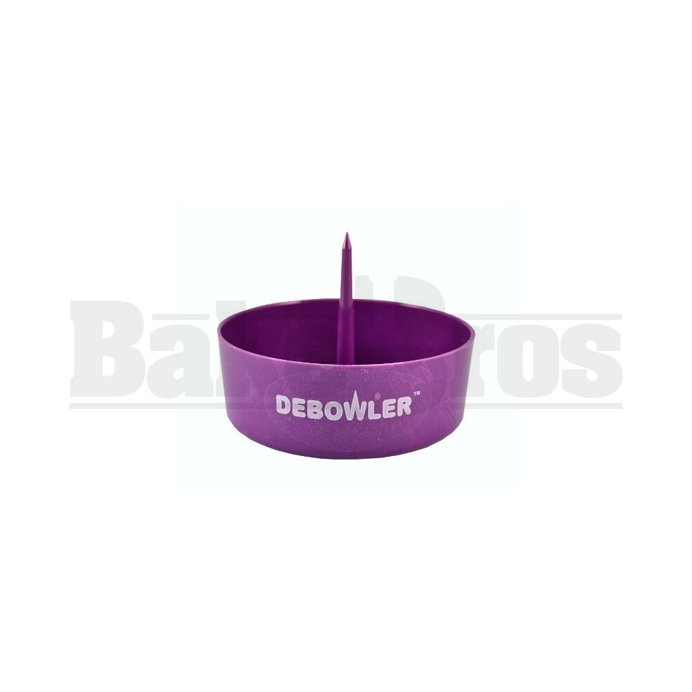 DEBOWLER ASHTRAY BOWL POKER 4" PURPLE