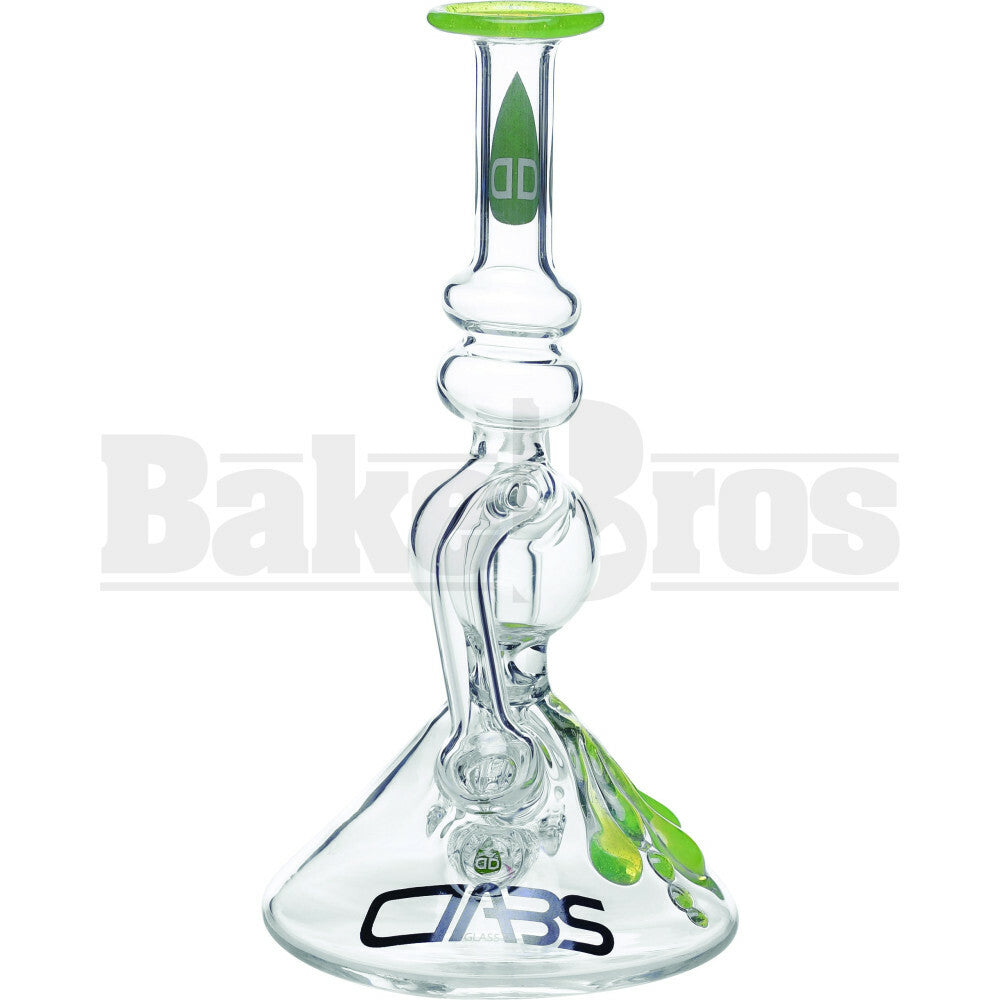 WP HALO PERC BKR RECYCLER 7" SLIME GREEN MALE 14MM