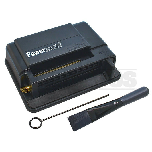 POWERMATIC MINI CIGARETTE INJECTOR MACHINE 100MM & KINGSIZE BLACK Pack of 1 100MM