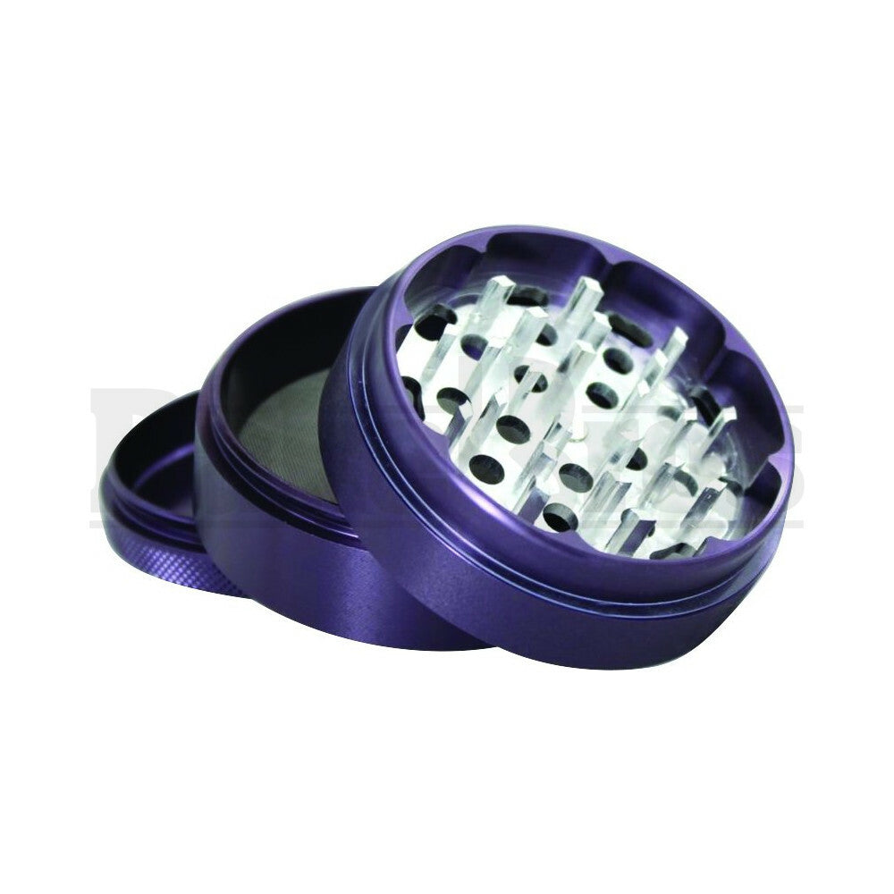 SHARPSTONE CLEAR TOP GRINDER 4 PIECE 2.5" PURPLE Pack of 1