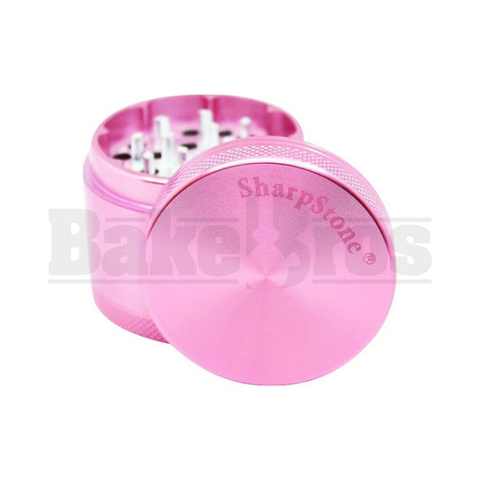 SHARPSTONE HARD TOP GRINDER 4 PIECE 2.2" PINK Pack of 1