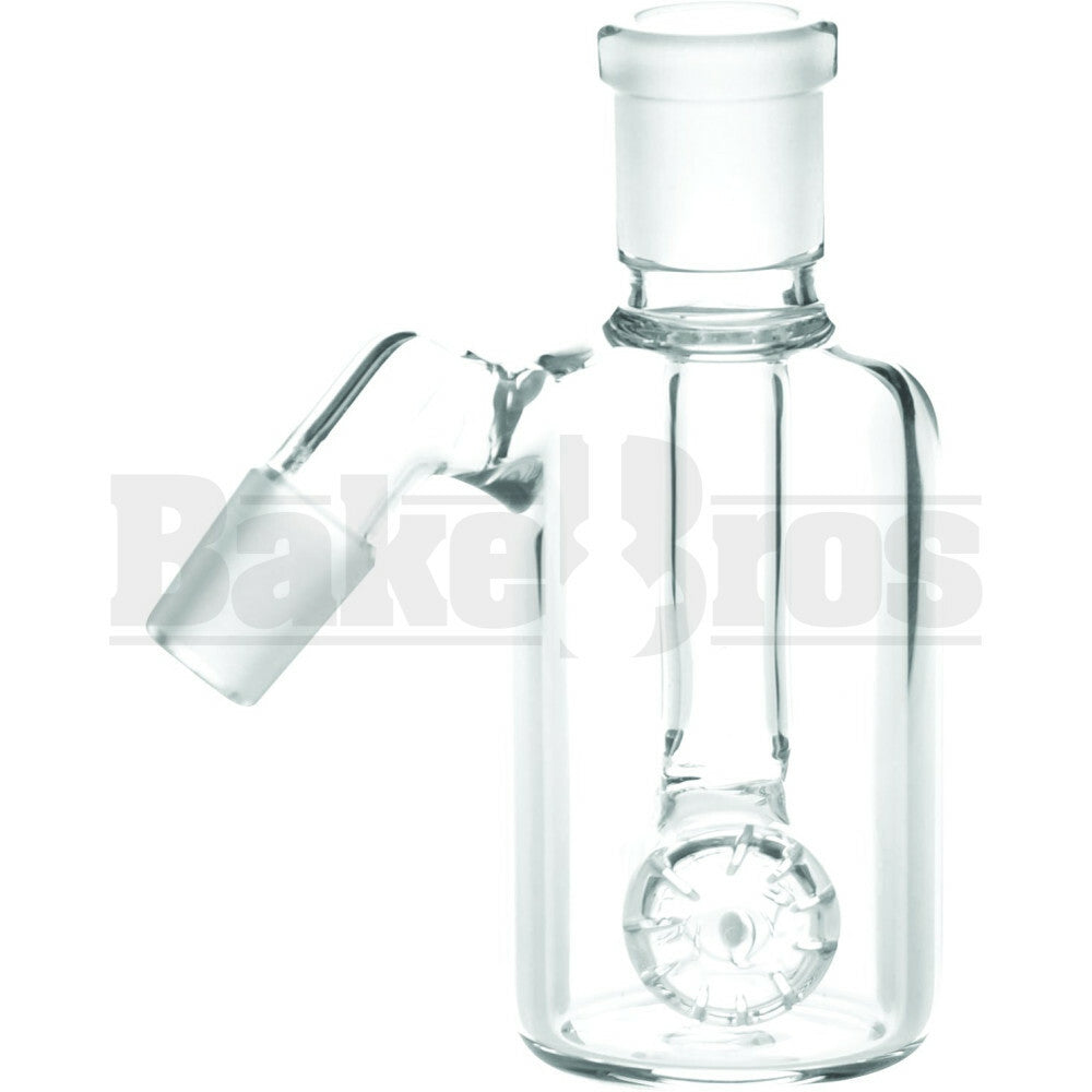 ASHCATCHER HAMMER PERC 45* ANGLED JOINT CLEAR MALE 18MM