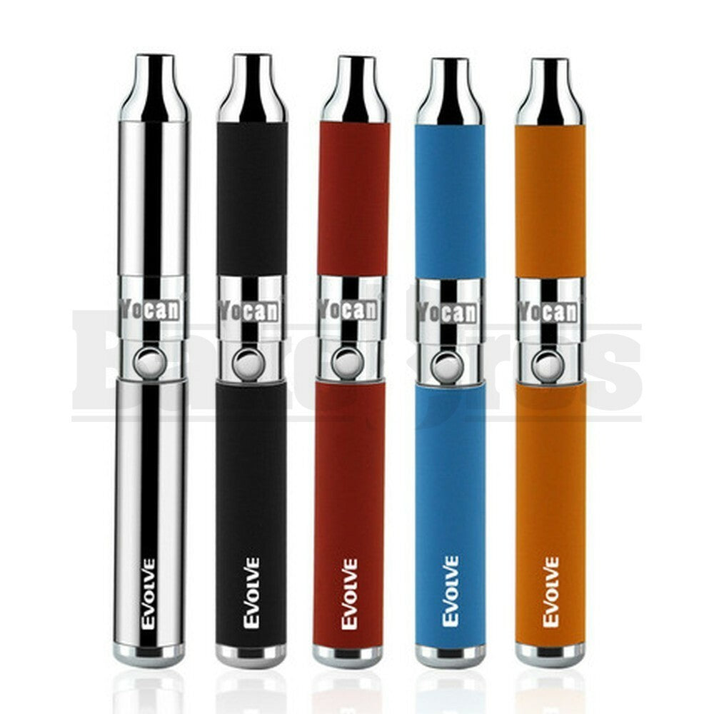 YOCAN EVOLVE VAPORIZER BHO OIL WAX PEN PORTABLE QUARTZ DUAL COIL BLACK