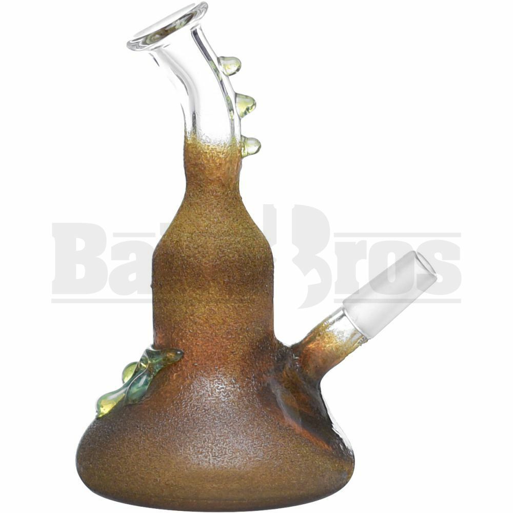 KROWN KUSH WP BELL HOUSING PENDANT VAPOR RIG 4" CUSTARD MALE 10MM