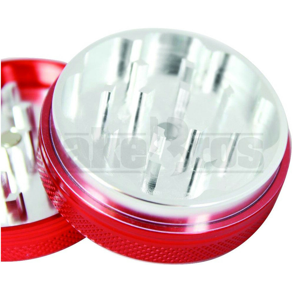 SHARPSTONE HARD TOP GRINDER 2 PIECE 2.2" RED Pack of 1