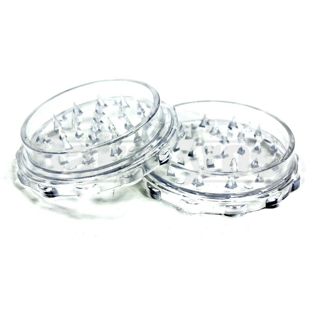 PLASTIC POLLEN GRINDER 3.0" CLEAR Pack of 1