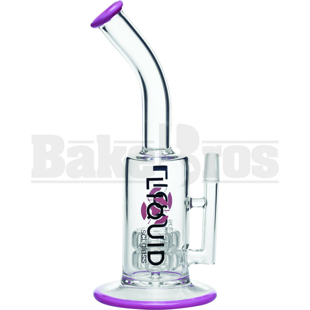 LIQUID GLASS WP GRID PERC 10" PINK MALE 14MM