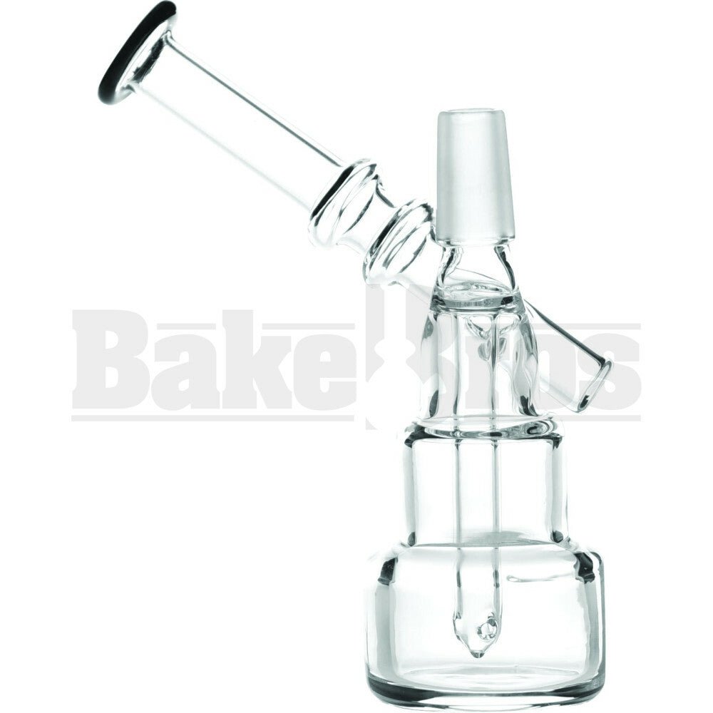 WP DIFFUSED PERC MINI LAYER CAKE SIDECAR MOUTH 4" CLEAR MALE 14MM