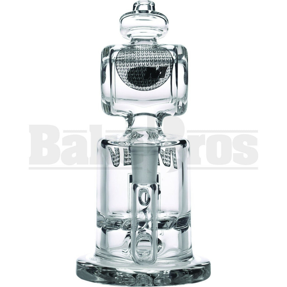 MAVERICK WP TURBINE DISK PERC OIL VAPOR RIG BARREL NECK 6" CLEAR FEMALE 10MM