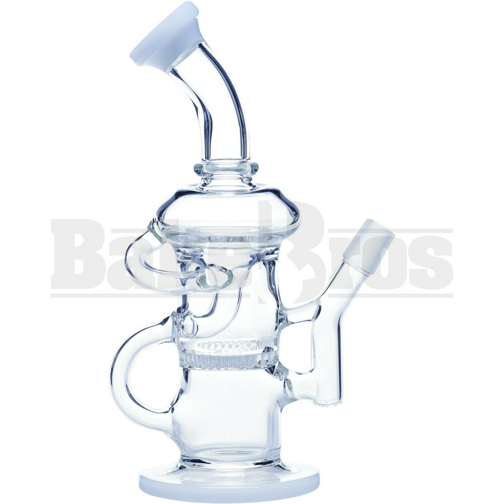 WP KLEIN RECYCLER HONEYCOMB DISK PERC 10" IVORY WHITE MALE 18MM