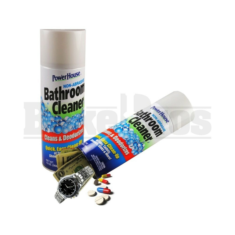 POWERHOUSE BATHROOM CLEANER STASH CAN DIVERSION COMPARTMENT ASSORTED 24 FL OZ