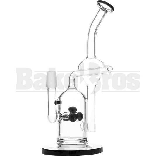 WP RIG RECYCLER INTERLUDE MUSHROOM PERC 10" BLACK MALE 18MM