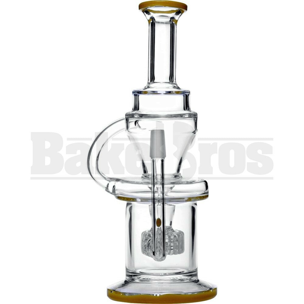 WP MICROSCOPE KLEIN RECYCLER STEREO MATRIX PERC 11" MUSTARD MALE 14MM