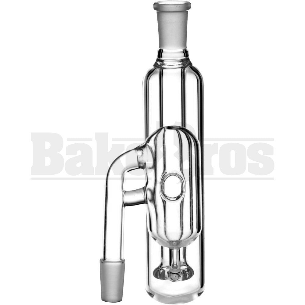 ASHCATCHER SHOWERHEAD PERC 2 CHAMBER ROUND BOTTOM CLEAR MALE 14MM