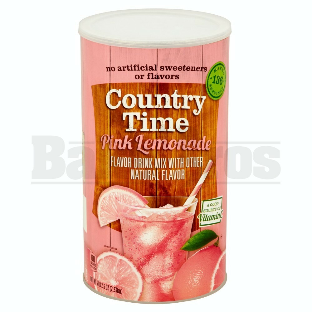 STASH SAFE CAN PANTRY COUNTRY TIME LEMONADE PINK LEMONADE 5 LB 2.5 OZ