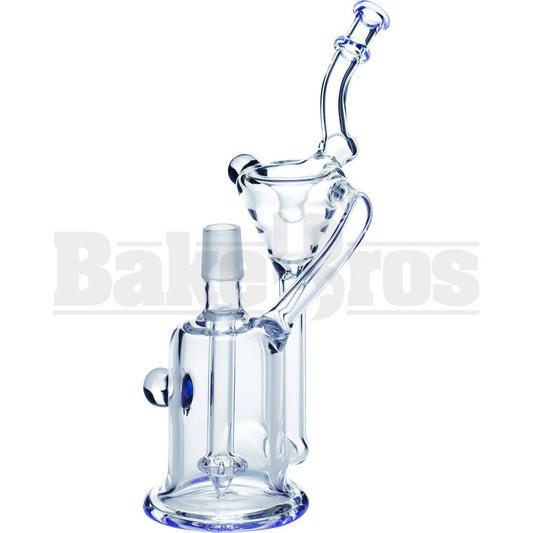 WP SHOWERHEAD PERC RECYCLER 12" PURPLE MALE 18MM