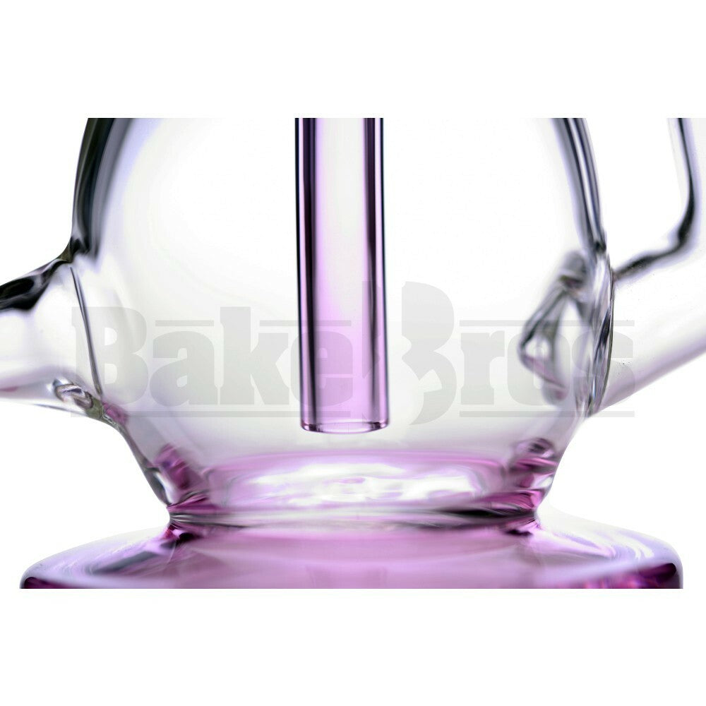 WP DIFFUSED PERC & INLINE RECYCLER BABY BOTTLE 8" PINK FEMALE 14MM