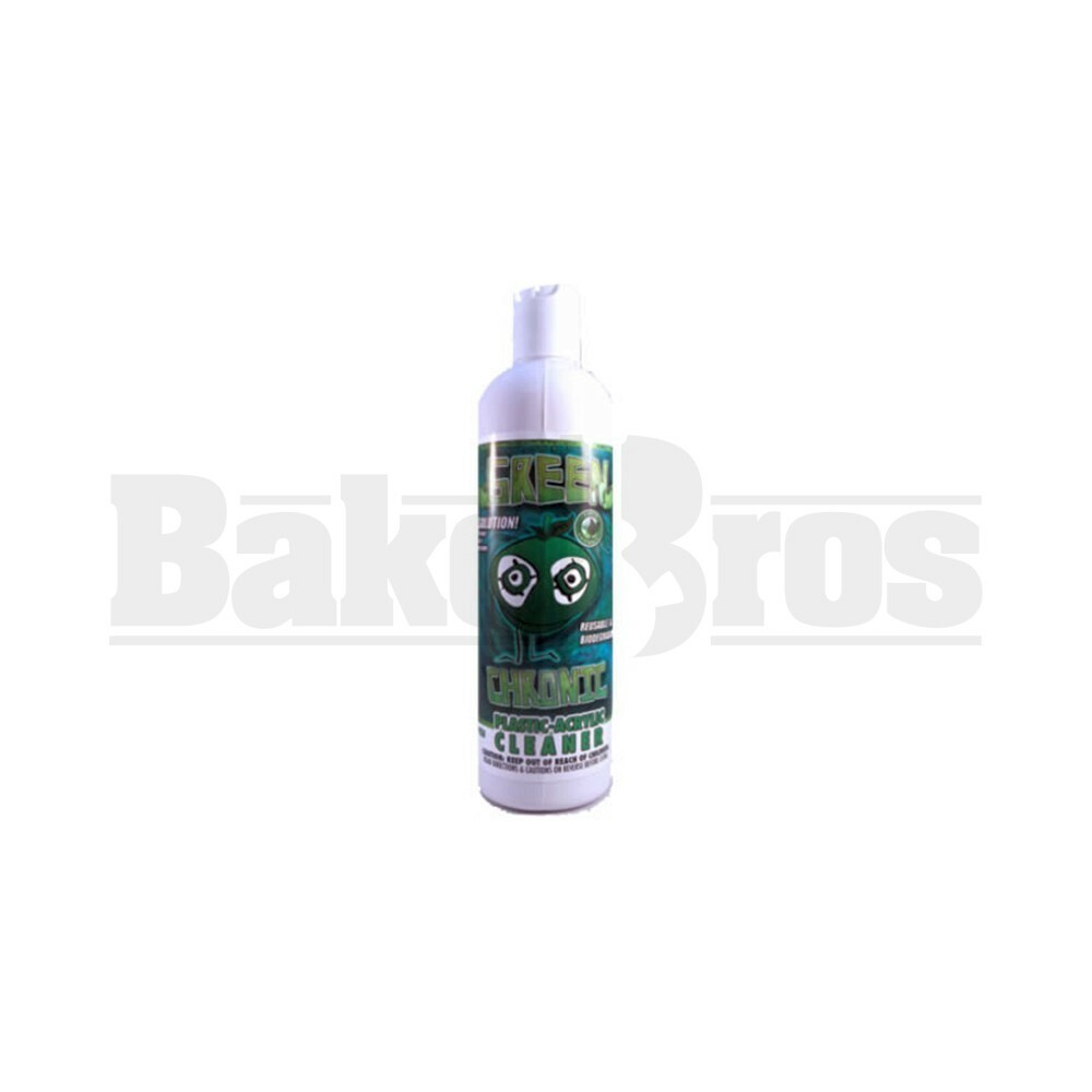 GREEN CHRONIC PLASTIC-ACRYLIC CLEANER UNSCENTED 12 FL OZ