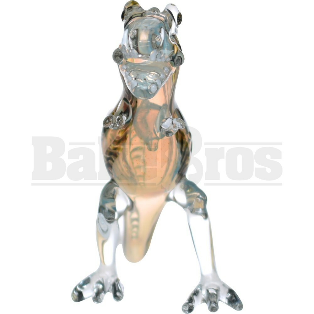 ANIMAL HAND PIPE GLASS TYRANNOSAURUS T REX 6" ASSORTED