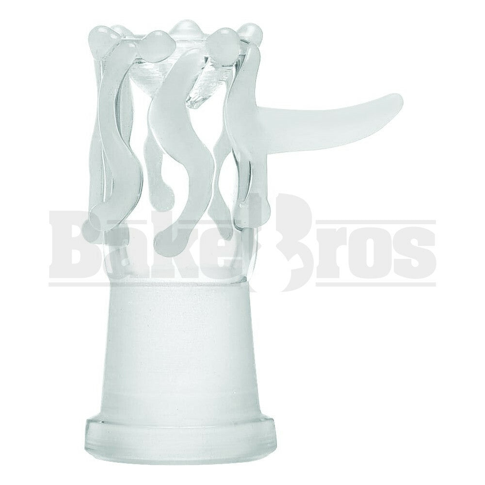 DOME CYLINDER DRIPPING GLASS WITH HANDLE IVORY WHITE 14MM