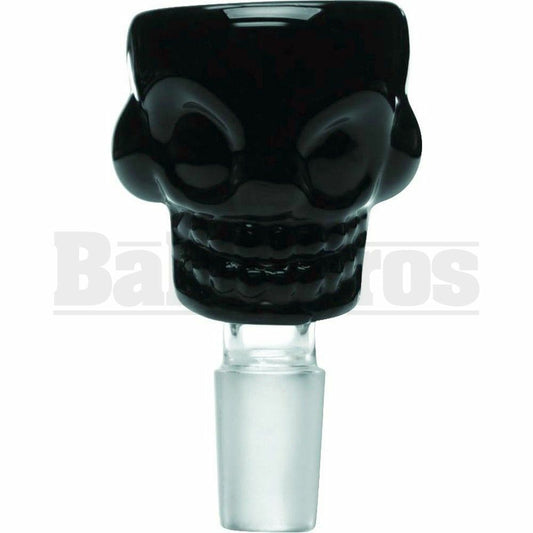 BOWL SKULL FACE BLACK 18MM