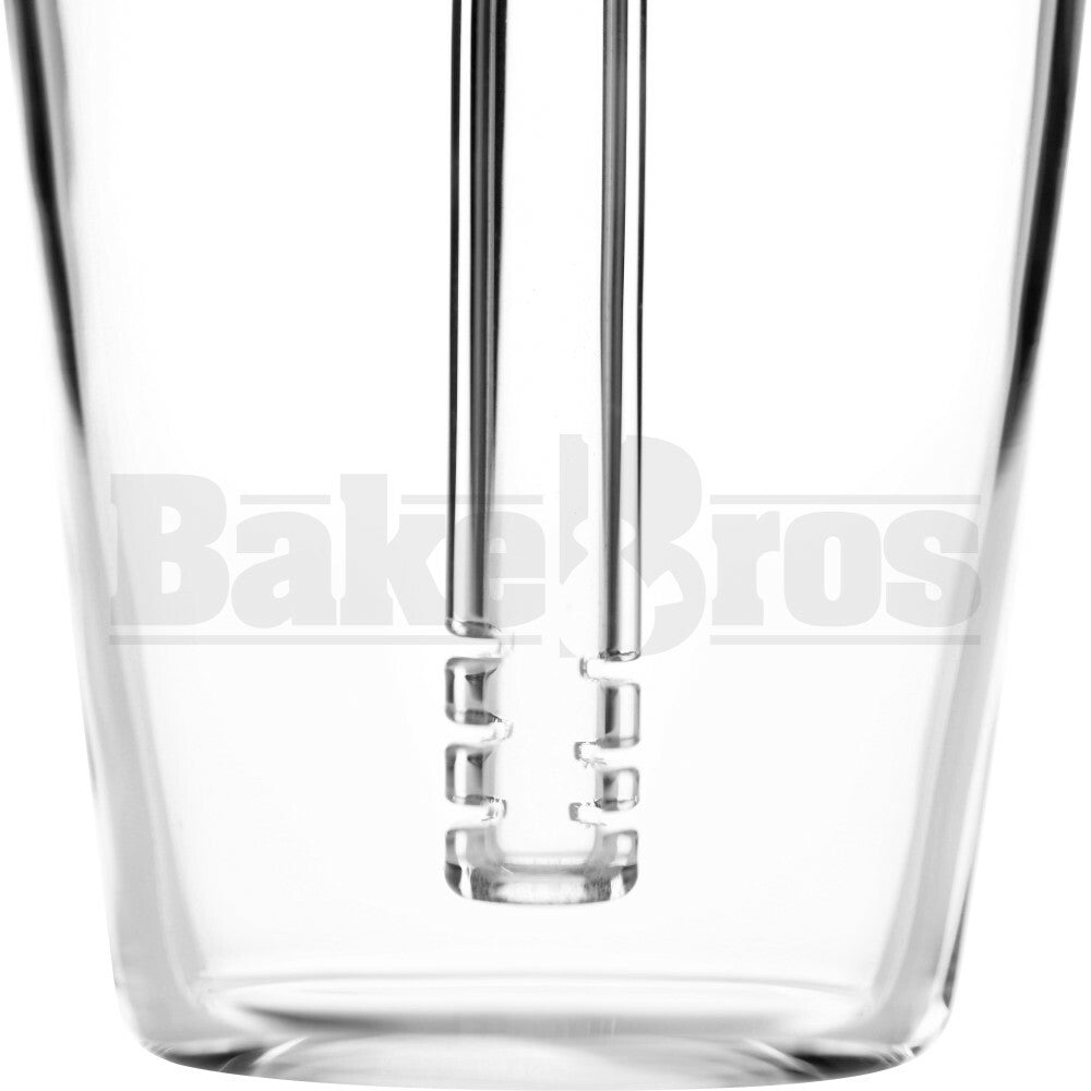 WP BUBBLER STRAIGHT TUBE SLURPEE SHAPE 7" BLACK MALE 18MM