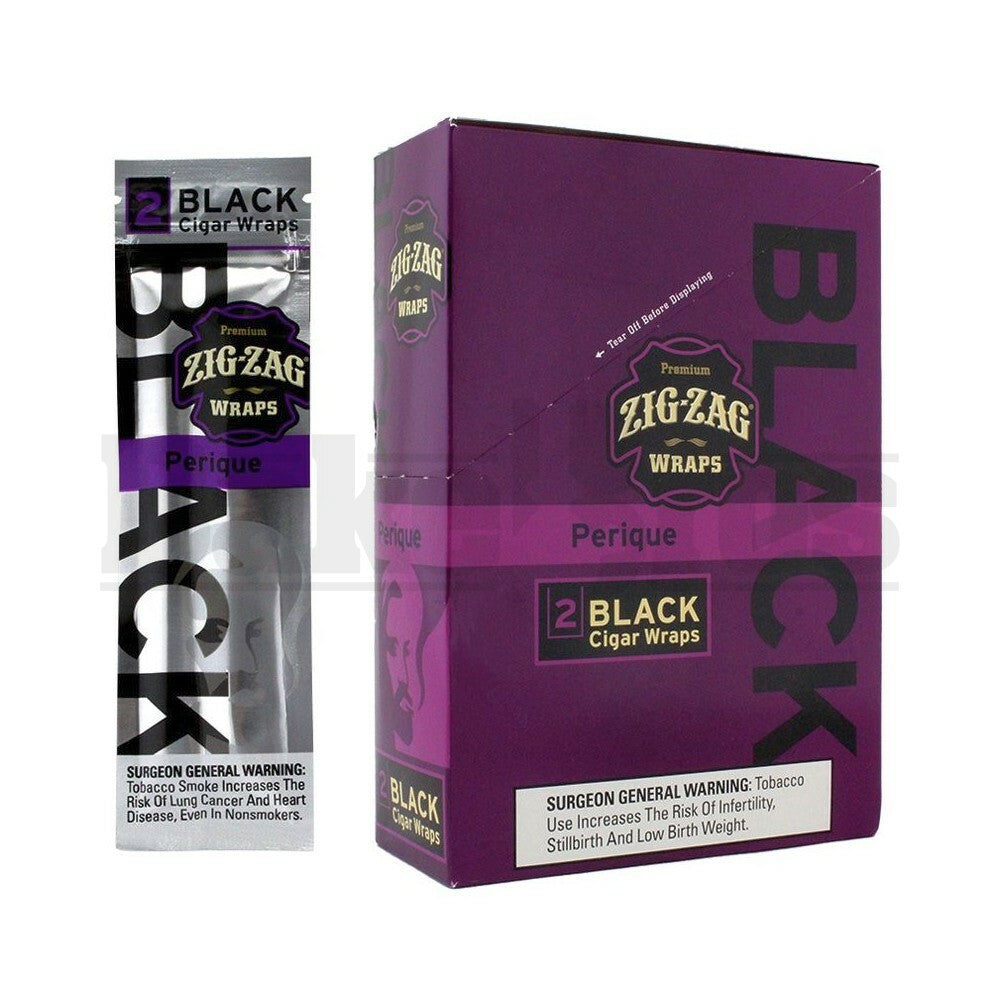 ZIG ZAG CIGAR WRAPS 2 PER PACK PERIQUE Pack of 25