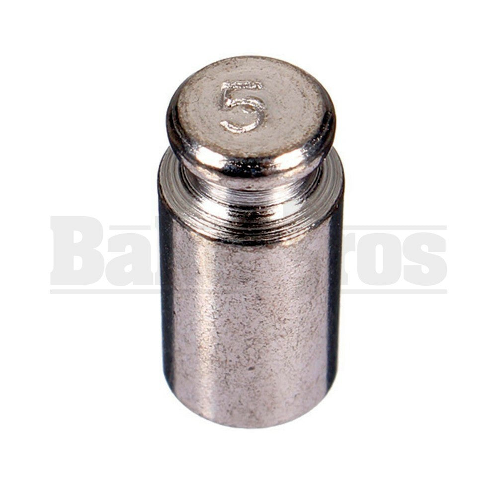 SCALE CALIBRATION WEIGHT 0.01g 5g CHROME