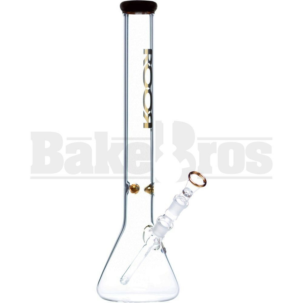 ROOR WP OG BEAKER GOLD PLATED 18" GOLD FEMALE 18MM