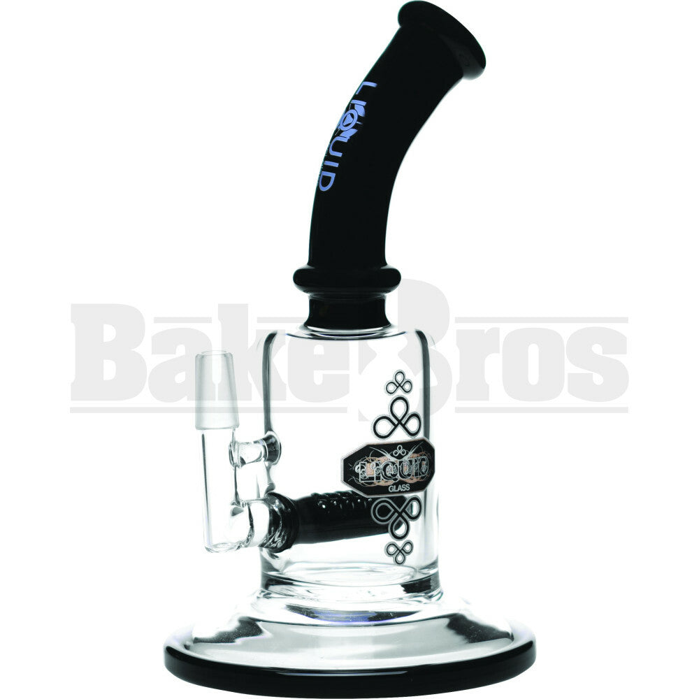 LIQUID GLASS WP INLINE SLIT PERC 9" BLACK MALE 14MM