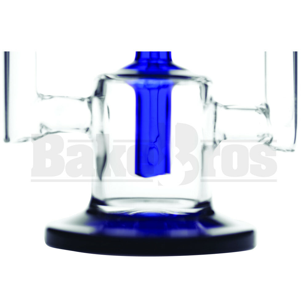 WP TUBE PERC STACKED CYLINDER RECYCLER 12" BLUE MALE 14MM