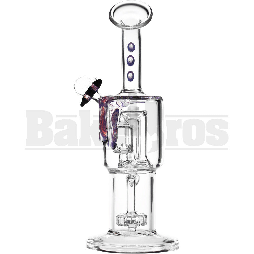 WP 2 CHAMBER STEREO X BRILLIANCE PERC 8" PURPLE RAIN MALE 14MM